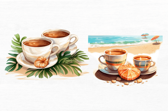 906 coffee mug Leaf Design 400 ml Ceramic Coffee Mug- Beige – Nilkamal Homes main image 0