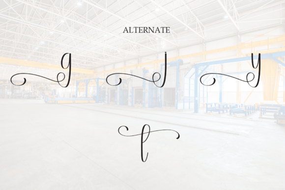 Factory Font PNG with transparent background - Preview 6
