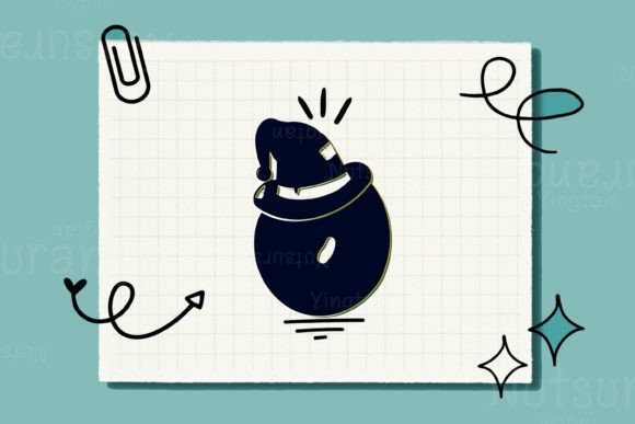Hat Character Font - Preview 1