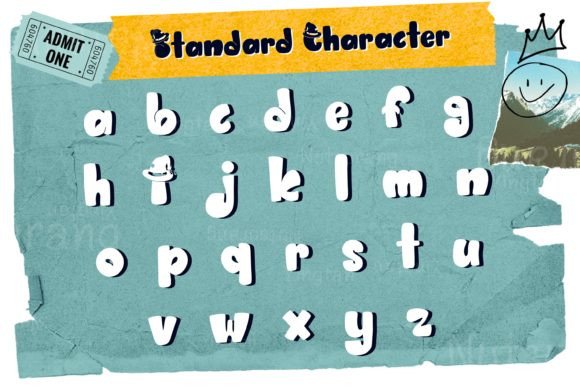 Hat Character Font - Preview 5