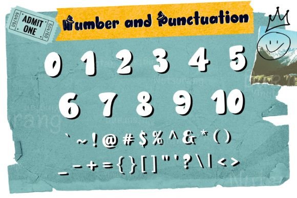 Hat Character Font - Preview 6