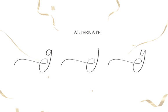 Opening Font PNG with transparent background - Preview 6
