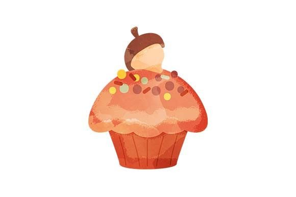 Acorn Cupcake