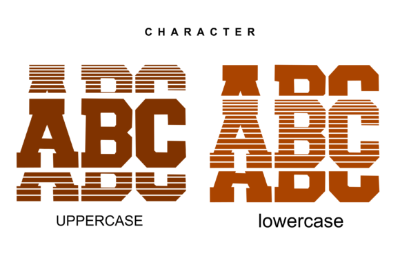 American Football 02 Font PNG with transparent background - Preview 2