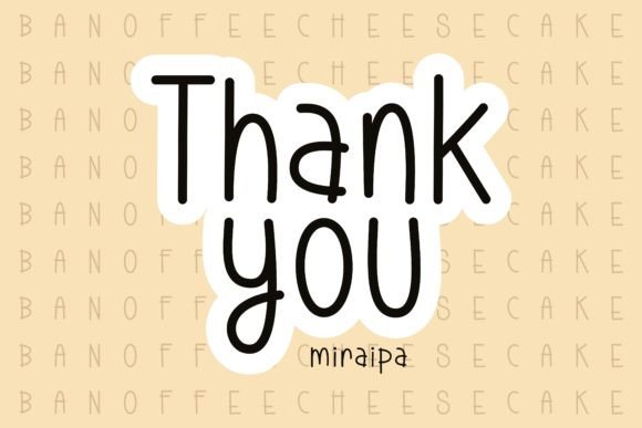 Banoffee Cheesecake Font - Preview 5