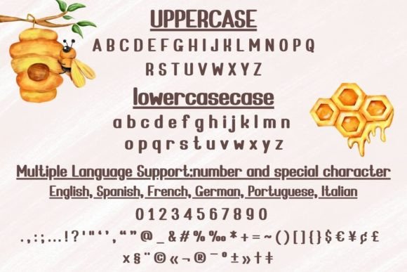 Bee-utiful Sunshine Font - Preview 4
