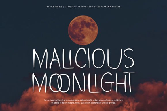 Blood Moon Font - Preview 5