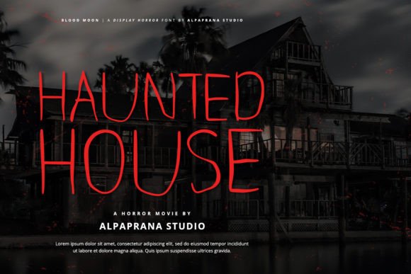 Blood Moon Font - Preview 6
