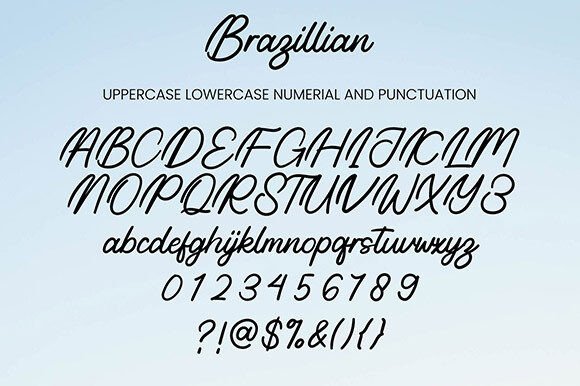 Brazillian Font - Preview 5