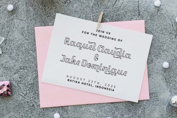 Christmas Outline Font - Preview 4
