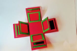 Christmas Exploding Box · Creative Fabrica