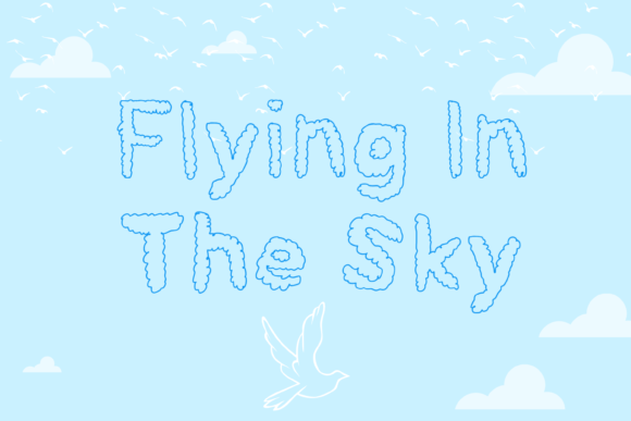 Cloudy Font - Preview 2