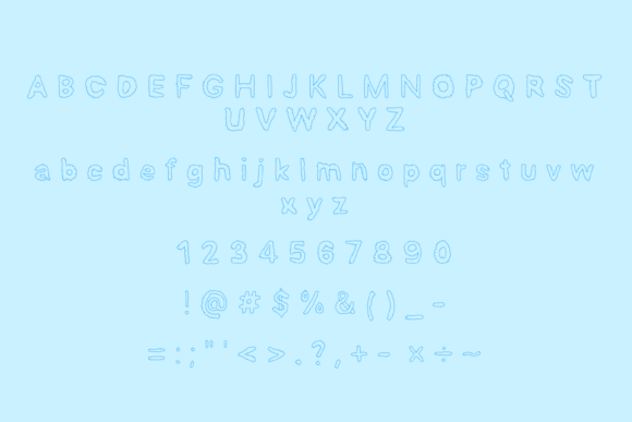 Cloudy Font - Preview 4