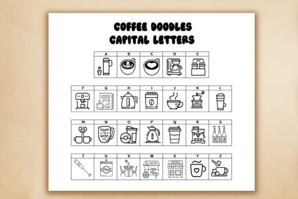 Coffee Doodles Font - Preview 2