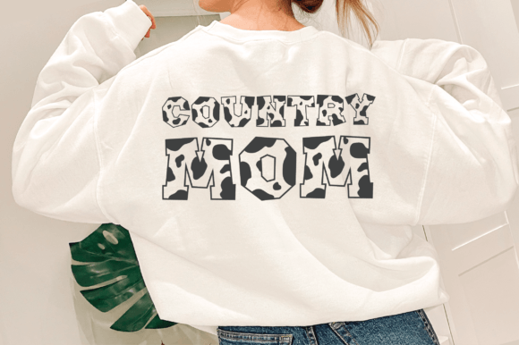 Cow Print Farm Font - Preview 4