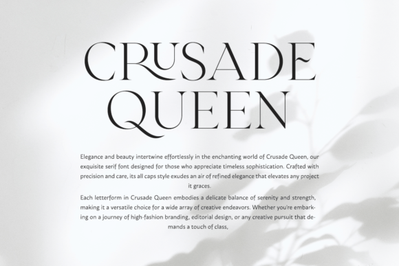 Crusade Queen Font - Preview 1