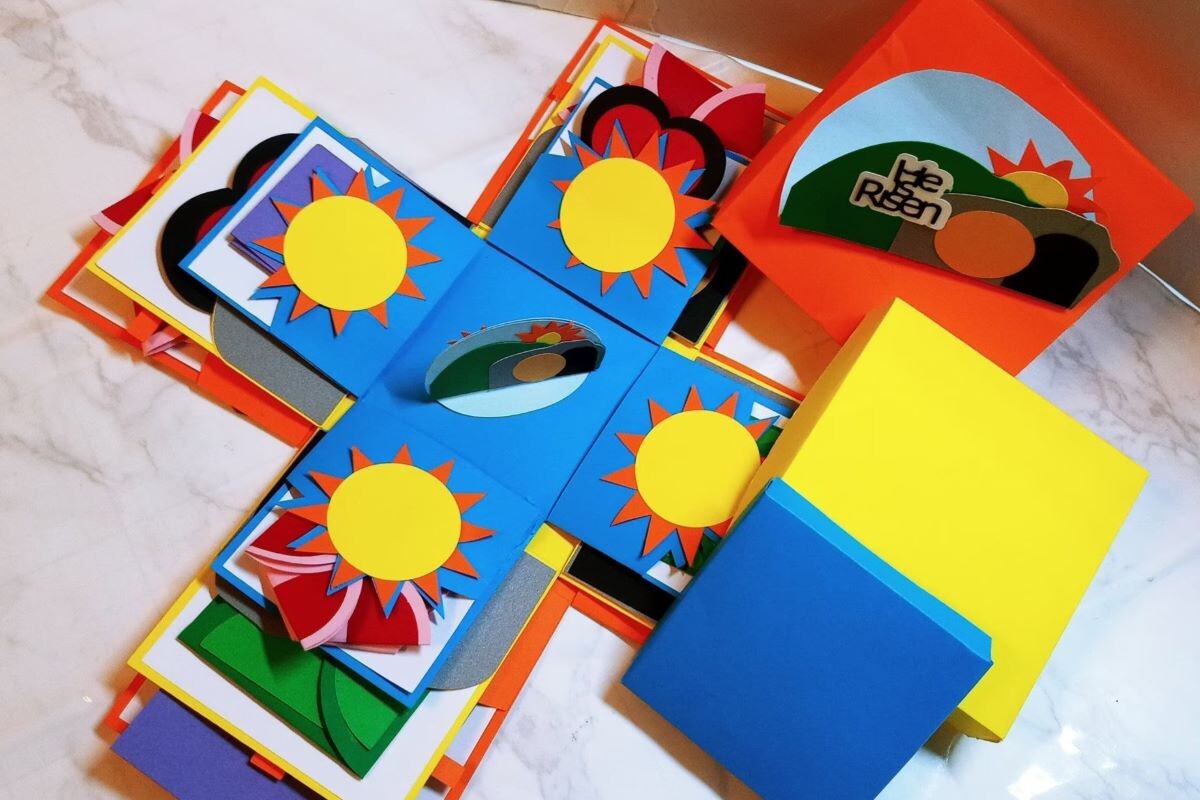 Easter Exploding Box · Creative Fabrica