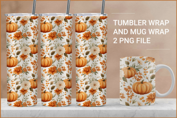 Fall Tumbler Wrap, Fall Mug Wrap