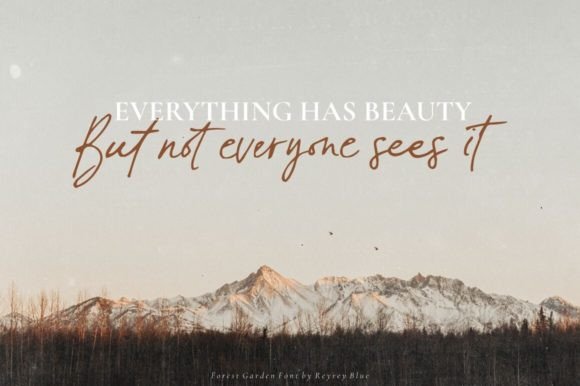 Forest Garden Font - Preview 6