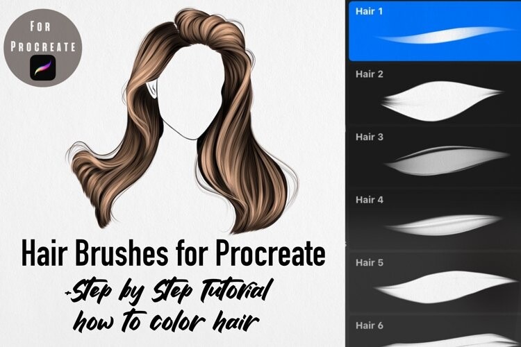 Hair Brushset for Procreate