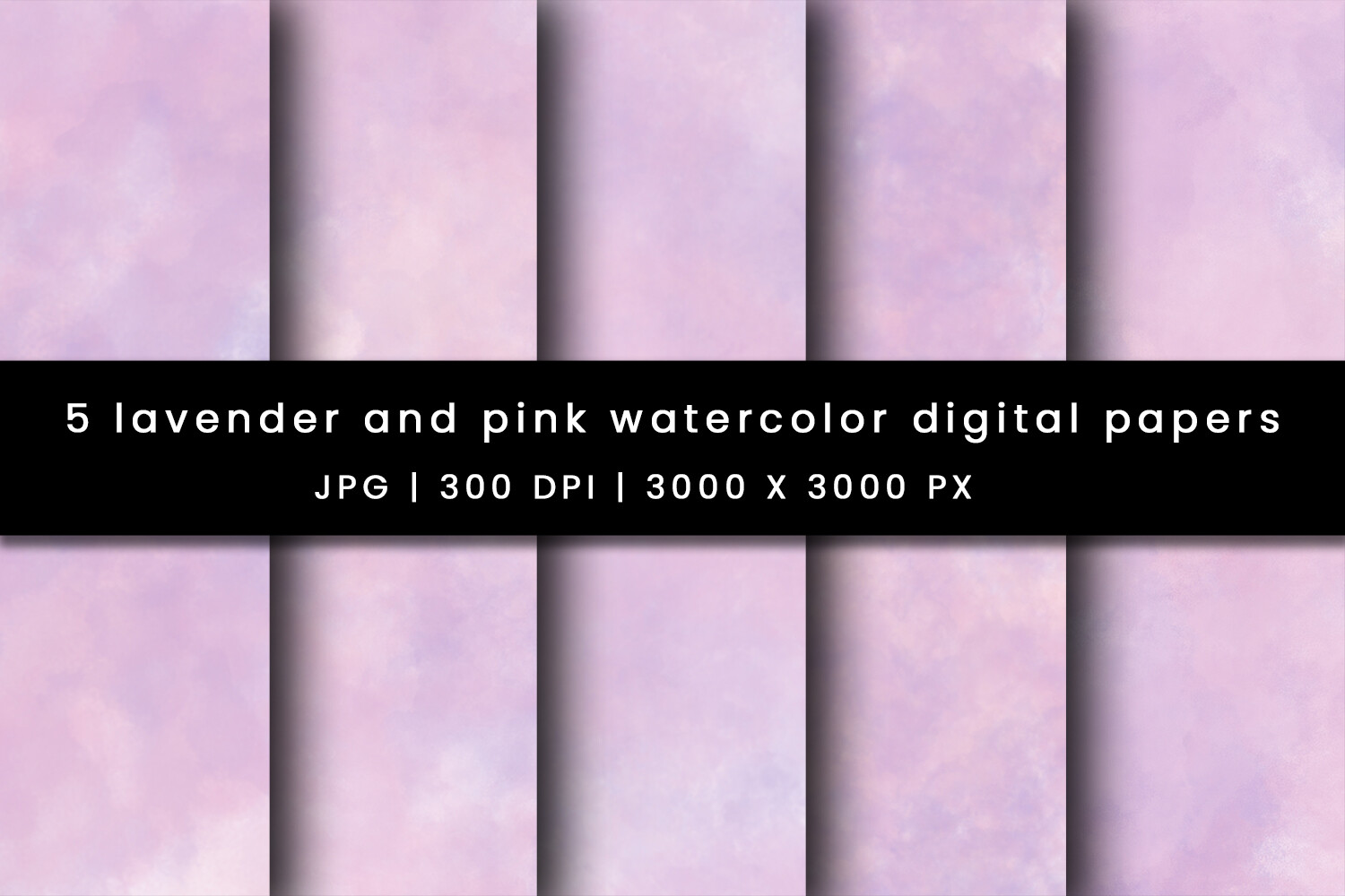 Lavender and Pink Digital Papers Graphic by Pugazh Logan · Creative Fabrica