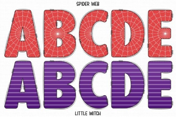 Little Witch Font PNG with transparent background - Preview 3