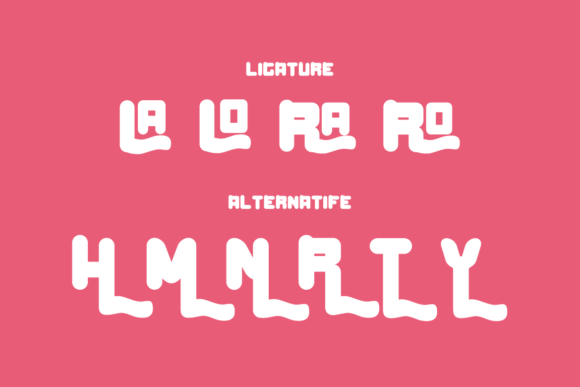 Melona Raus Font PNG with transparent background - Preview 5