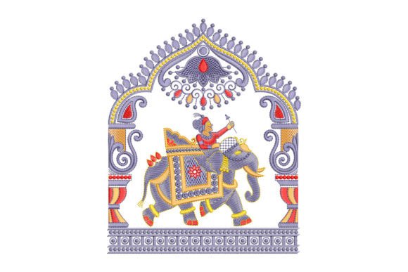 Mughal Emperor on Elephant