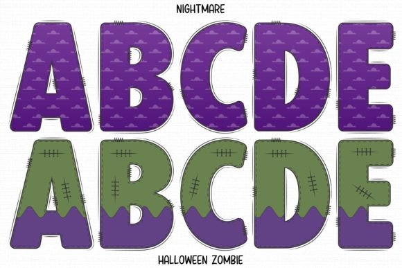 Mummy Font PNG with transparent background - Preview 2