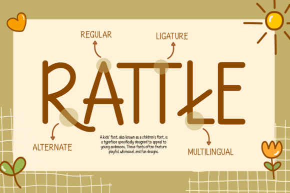 Raboka Font PNG with transparent background - Preview 6