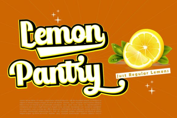 Rena Font PNG with transparent background - Preview 4