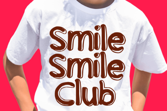 Retro Candy Font PNG with transparent background - Preview 1