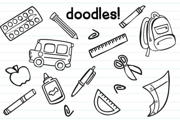 Schoolish Font PNG with transparent background - Preview 5