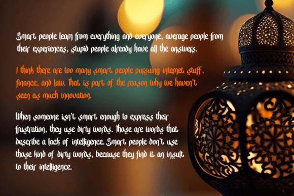 Shiva Font font preview - 6