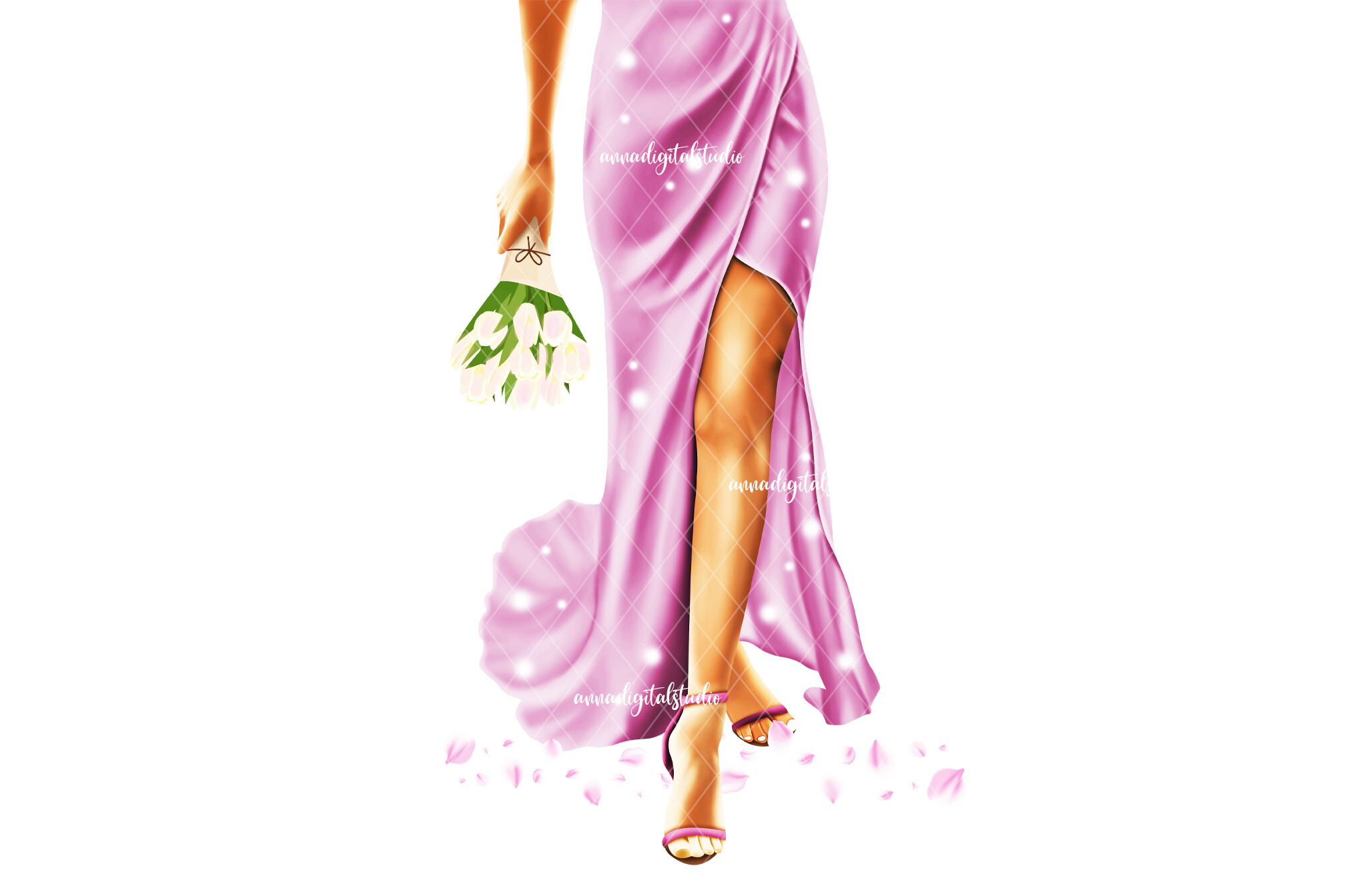 Wedding Clipart, Fashion Girl Clipart - photo 3