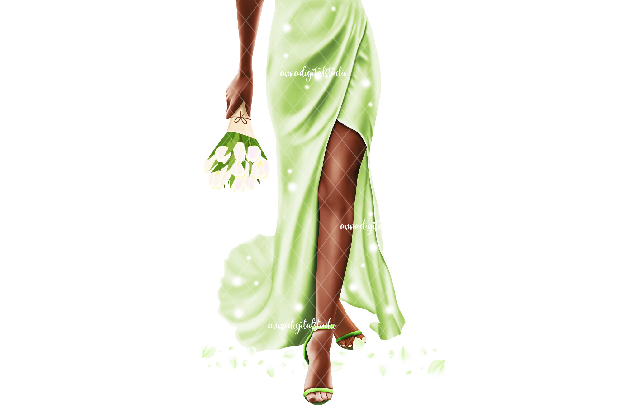 Wedding Clipart, Fashion Girl Clipart - photo 5