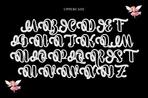 Barbie Outline Font - Preview 4