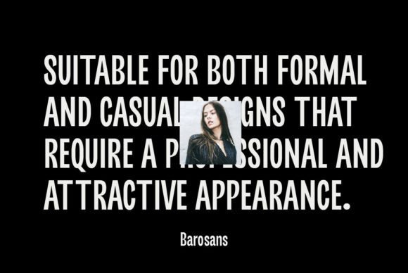 Barosans Font - Preview 3