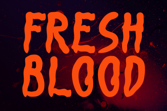 Basement Horror Font PNG with transparent background - Preview 1