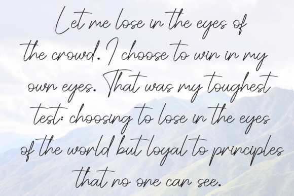 Beautiful Rustic Font PNG with transparent background - Preview 5