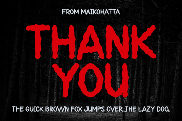Blood Story Font - Preview 6