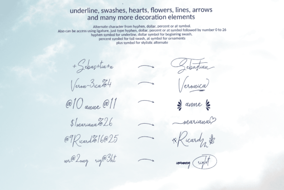 Blossoming Constellation Font - Preview 5