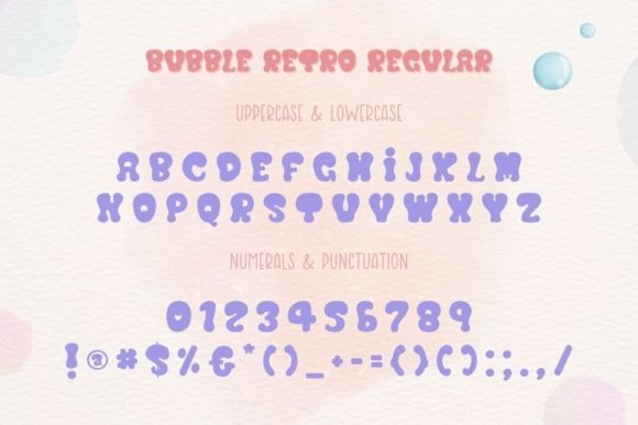Bubble Retro Font - Preview 5