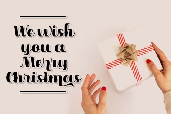 Christmas Solid Font PNG with transparent background - Preview 3