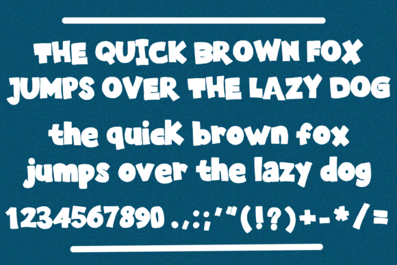 Comic Bold Large Font - Preview 3