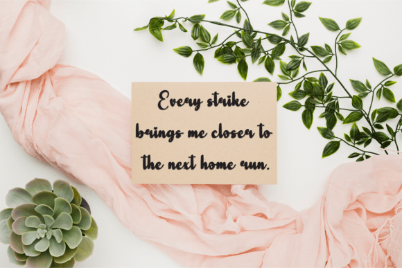 Cutting Font - Preview 3