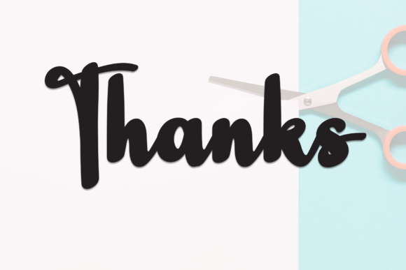 Cutting Font - Preview 6