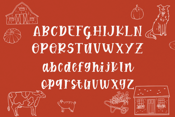 Farmhouse Haystack Font - Preview 2