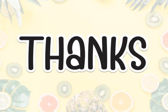 Fruits Days Font - Preview 6