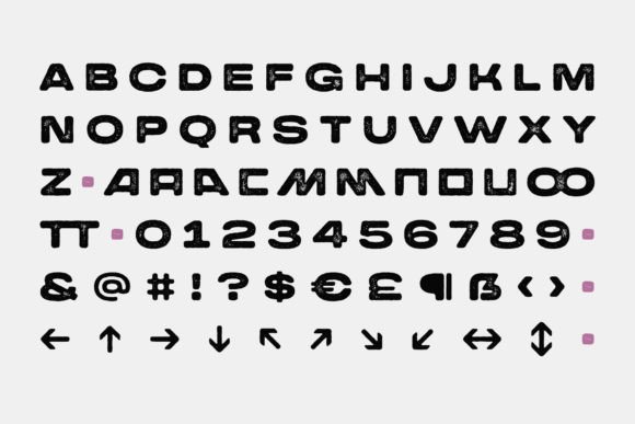 Gelegar Press Font - Preview 5